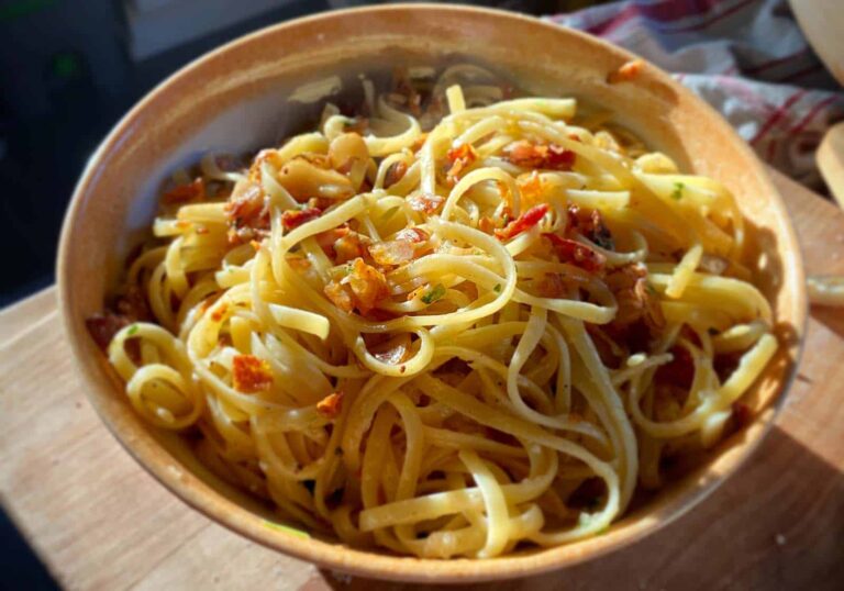 Pasta alla Gricia: Maailman helpoin roomalainen pasta